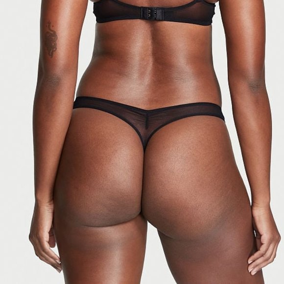 Victoria's Secret Dream Angels Heart Embroidery Thong Panty - Picture 4 of 4